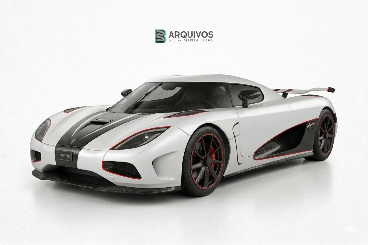 Modelo 3D STL - Koenigsegg Agera R 2012 — foto 3